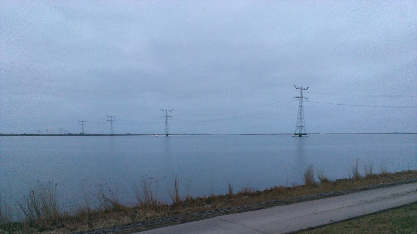View over the pylons